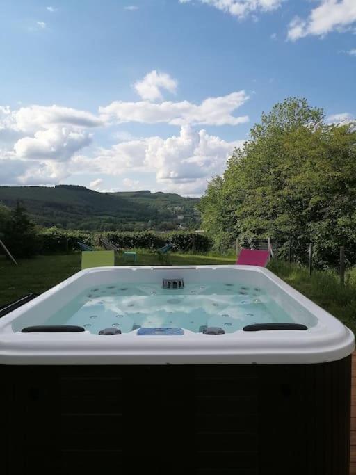 Le Belvedere Mouxois, Spa Privatif, Vue Morvan Extérieur photo